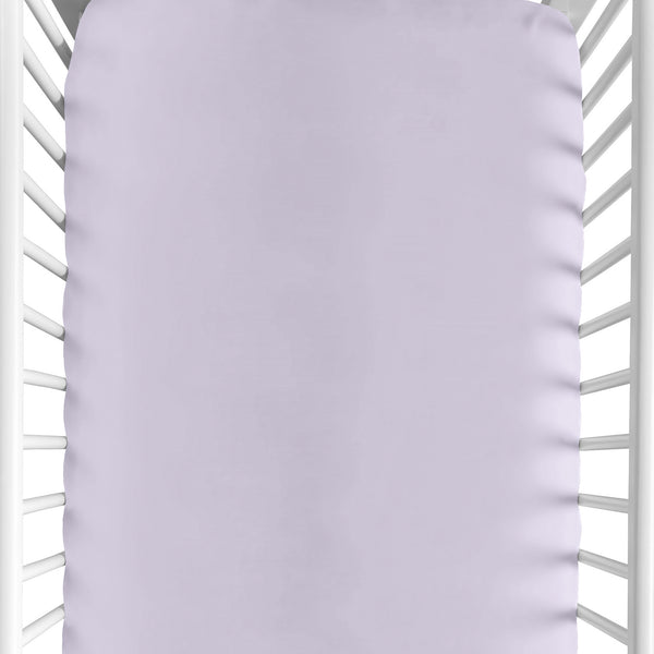 Rose Lavender Collection Crib Sheet