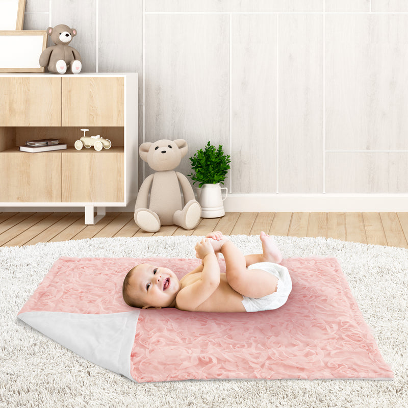 Rose Pink Collection Baby Blanket