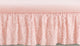 Rose Pink Collection Crib Bed Skirt