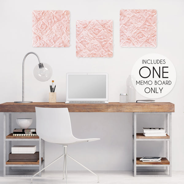Rose Pink Collection Fabric Memo Board alternate view