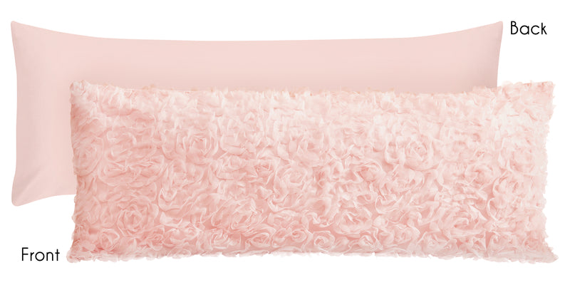 Rose Pink Collection Full Length Body Pillow Cover