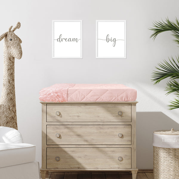 Rose Pink Collection Changing Pad Cover alternate view