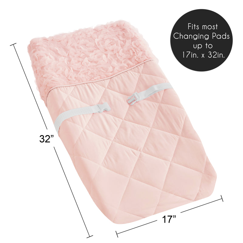 Rose Pink Collection Changing Pad Cover