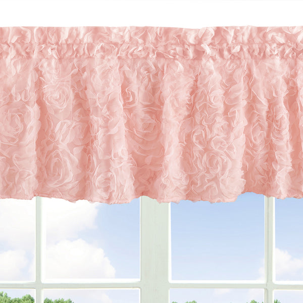 Rose Pink Collection Window Valance