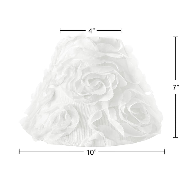 Rose White Collection Lamp Shade alternate view