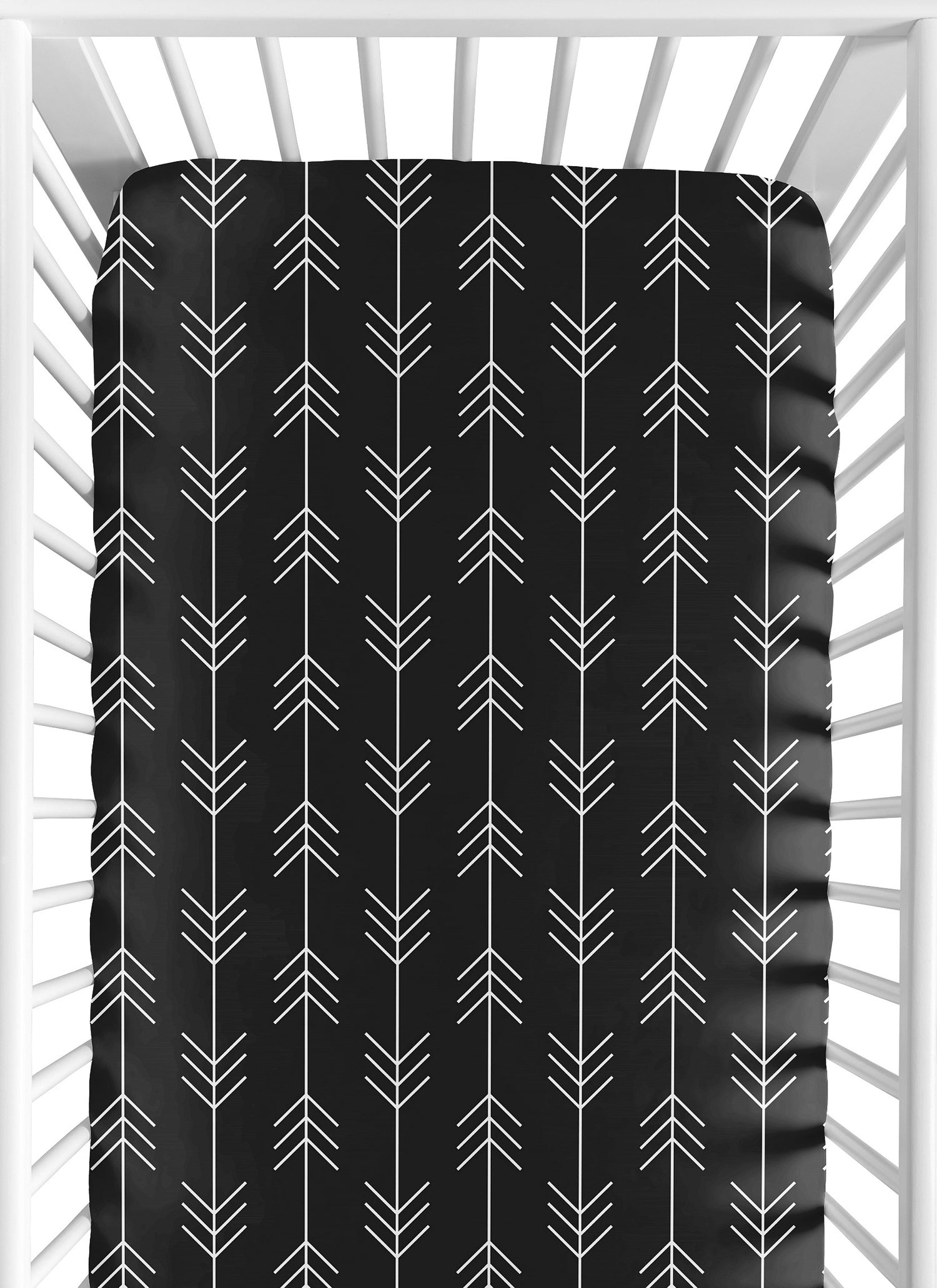 Rustic Patch Collection Crib Sheet - Arrow Print