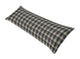 Rustic Patch Blue and Tan Collection Plaid Full Length Body Pillow Cover