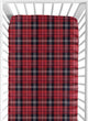 Rustic Patch Collection Crib Sheet - Plaid