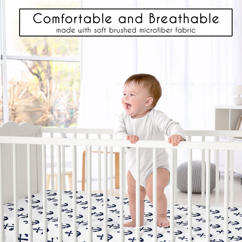 Sailor Collection Crib Sheet