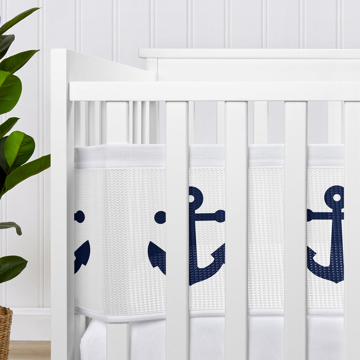 Sailor Collection Sweet Jojo Designs + BreathableBaby Breathable Mesh Crib Liner
