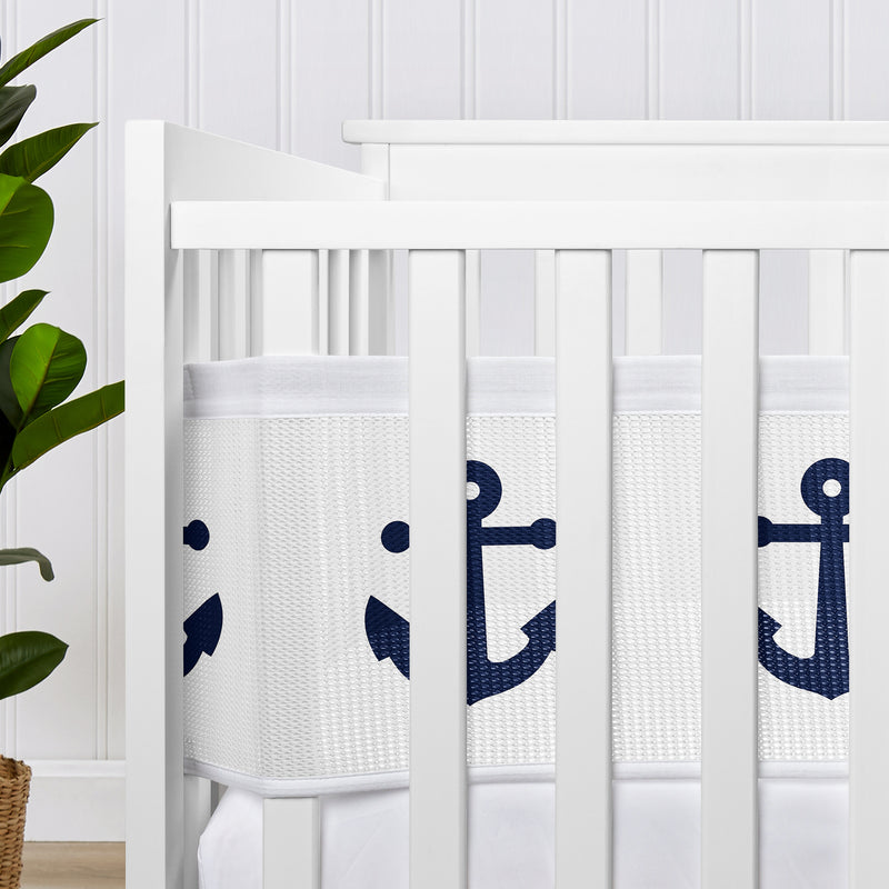 Sailor Collection Sweet Jojo Designs + BreathableBaby Breathable Mesh Crib Liner