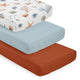 Seashells Collection 3 Pack Crib Sheets