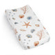 Seashells Collection Changing Pad Cover Sheet