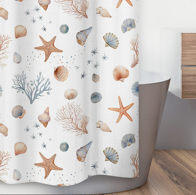 Seashells Collection Shower Curtain