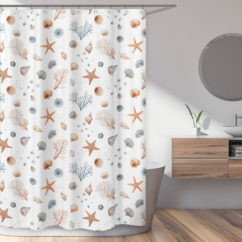 Seashells Collection Shower Curtain
