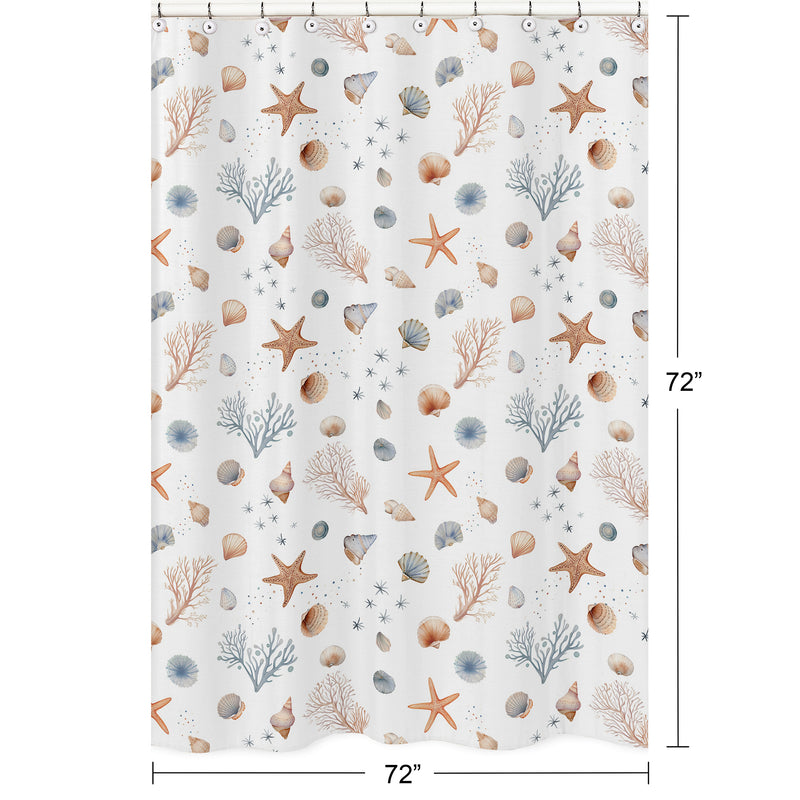 Seashells Collection Shower Curtain