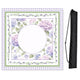 Purple Secret Garden Collection Mahjong Mat for Table - Shipped Rolled