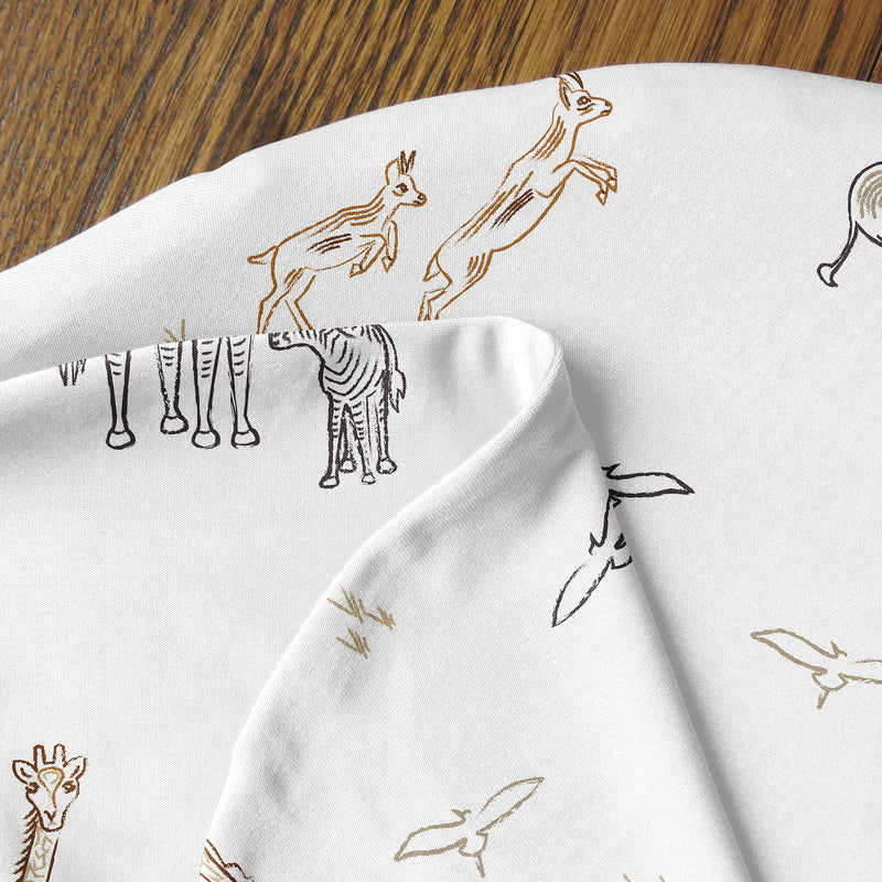 Serengeti Animals Collection Nursing Breastfeeding Pillow Cover