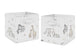 Serengeti Animals Collection Foldable Fabric Storage Bins