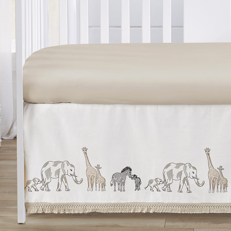 Serengeti Animals Collection 4 Piece Crib Bedding