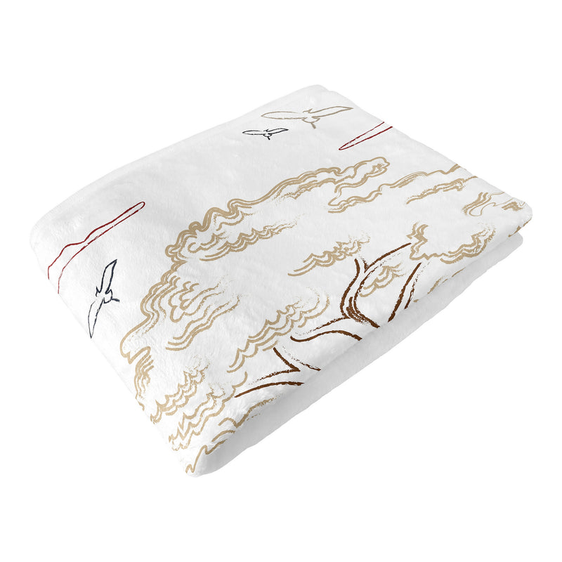 Serengeti Animals Collection Monthly Milestone Baby Blanket