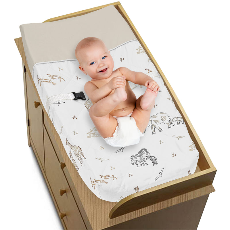 Serengeti Animals Collection Changing Pad Cover