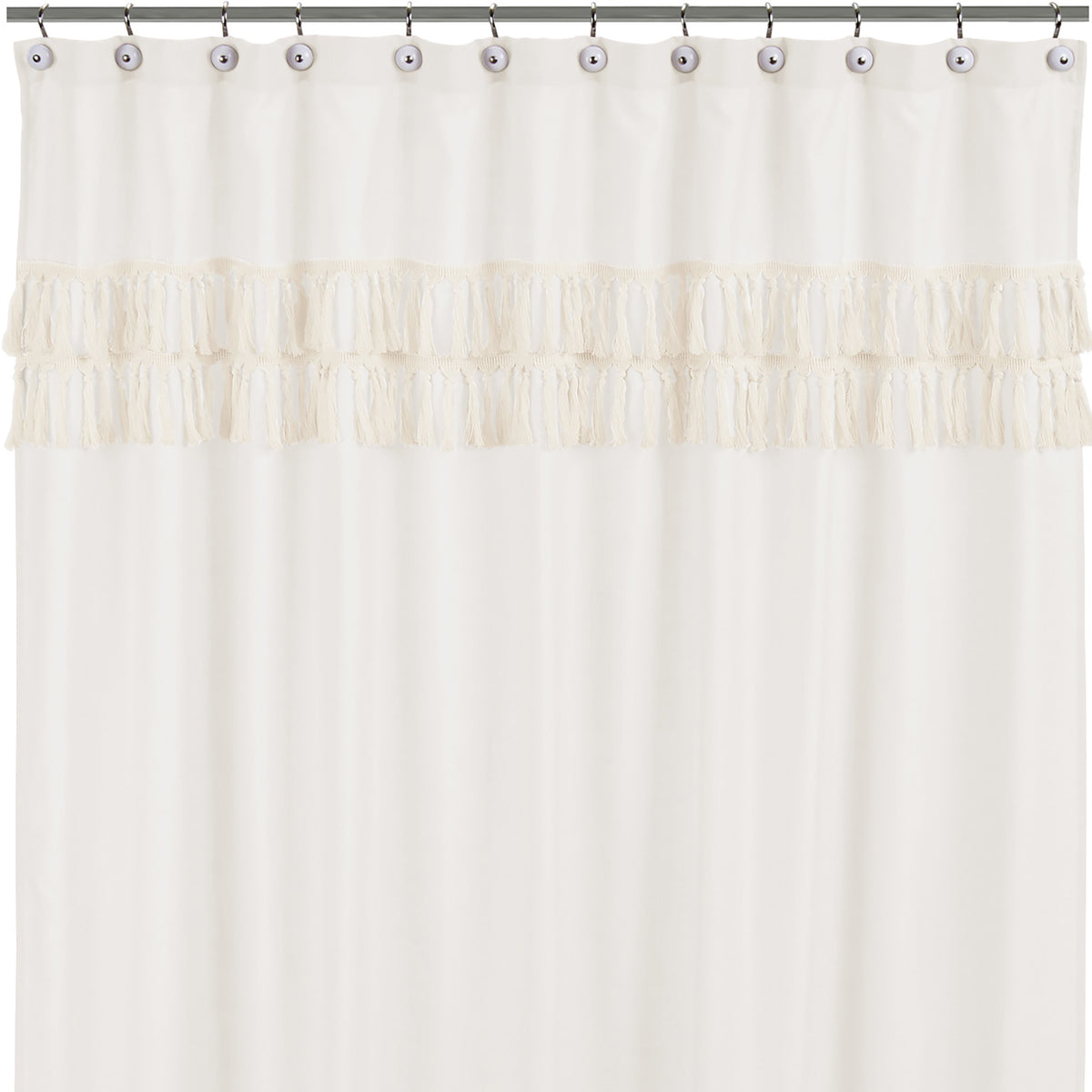 Boho Fringe Collection Shower Curtain