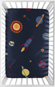 Space Galaxy Collection Mini Crib Sheet
