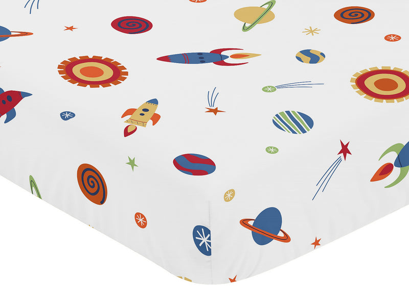 Space Galaxy Collection Crib Sheet