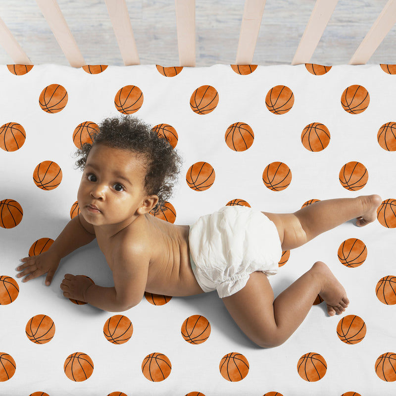Watercolor Sports Theme Collection 3 Pack Crib Sheets