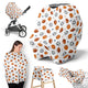 Watercolor Sports Theme Collection Multi Use Baby Car Seat and Nursing Cover