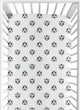 Watercolor Sports Themed Collection Crib Sheet - Soccer Balls Print