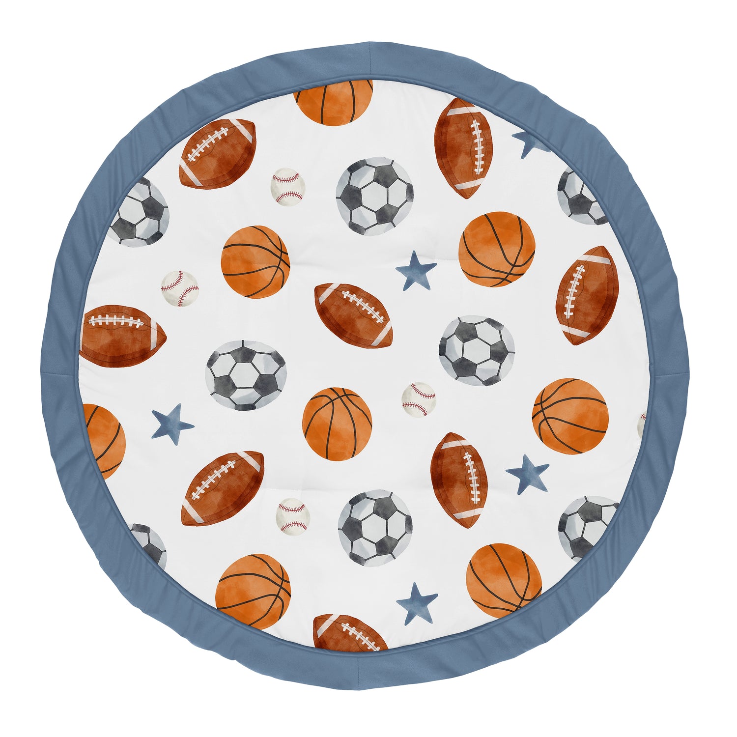 Watercolor Sports Theme Collection Playmat