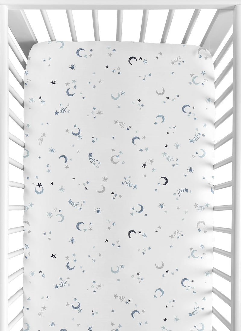 Star and Moons Celestial Collection Crib Sheet