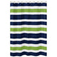 Stripe Navy and Lime Collection Shower Curtain