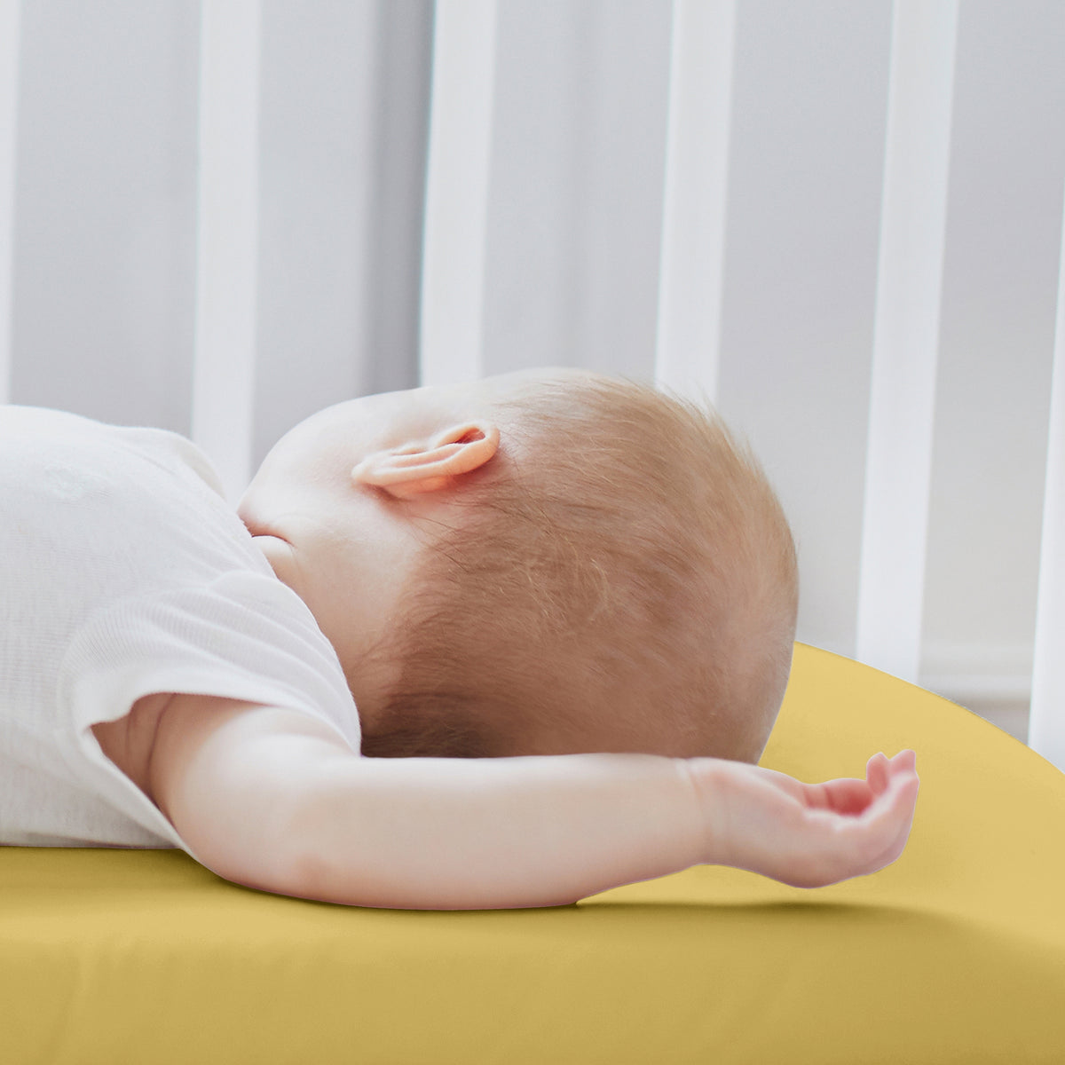 Boho Sun White and Mustard Yellow Collection 2 Pack Baby Bassinet Fitted Sheets