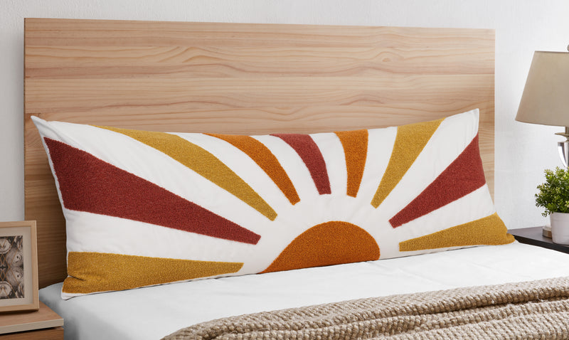 Boho Sun Ray Collection Full Length Body Pillow Cover