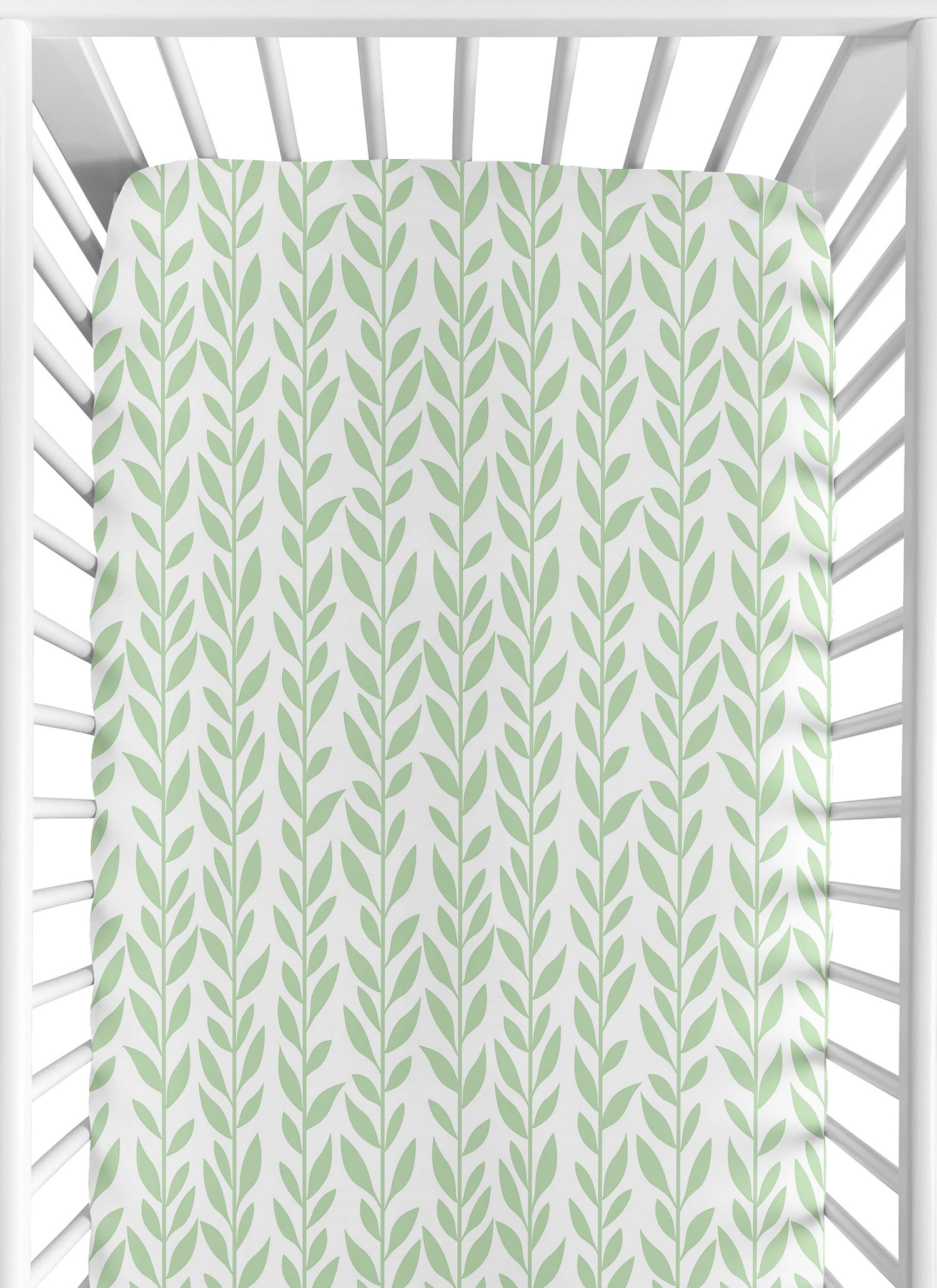 Sunflower Collection Crib Sheet - Leaf Print