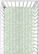Sunflower Collection Crib Sheet - Leaf Print