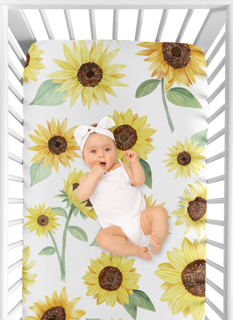 Sunflower Collection Crib Sheet
