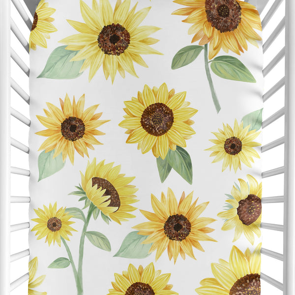Sunflower Collection Crib Sheet