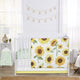 Sunflower Collection 4 Piece Bumperless Crib Bedding