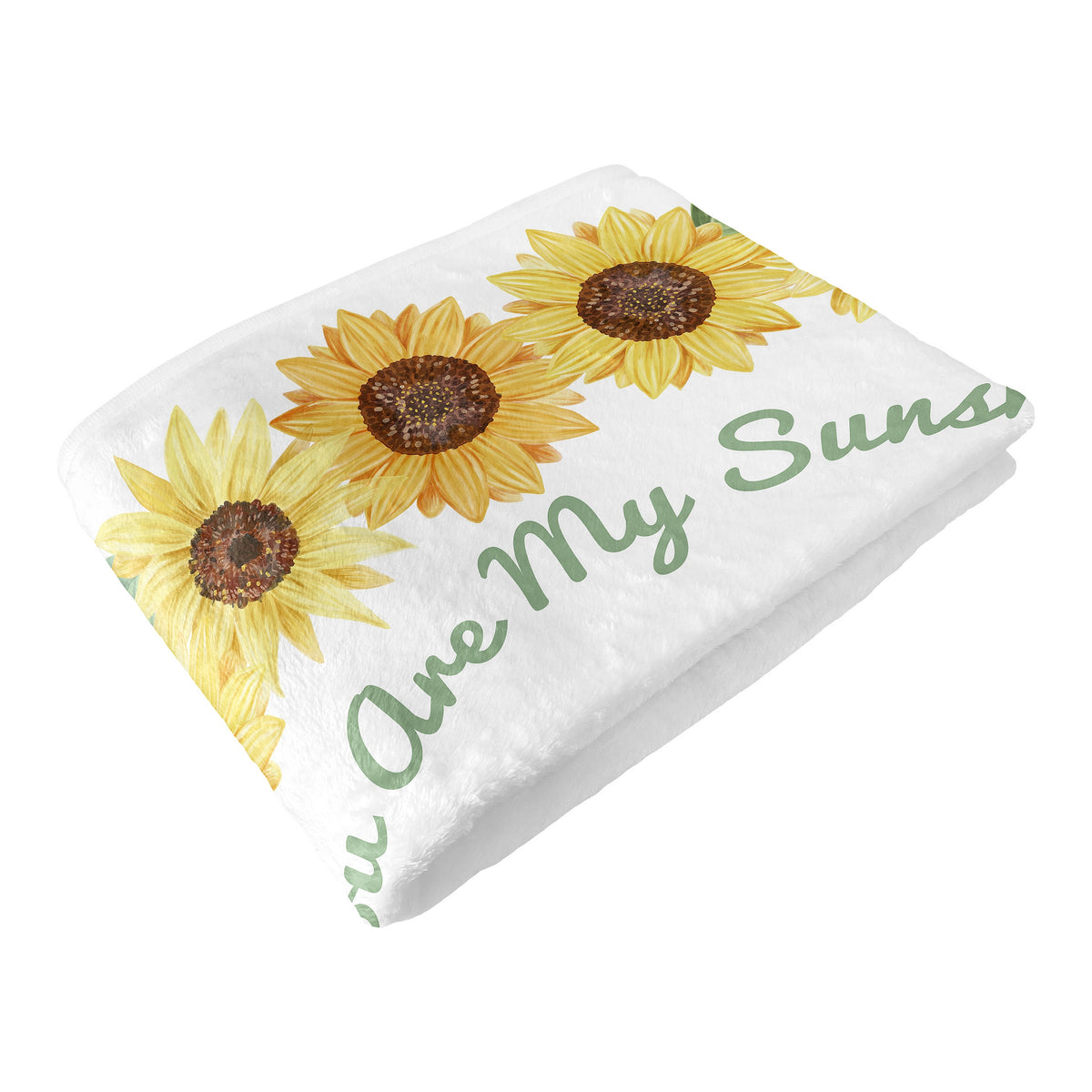 Sunflower Collection Monthly Milestone Baby Blanket