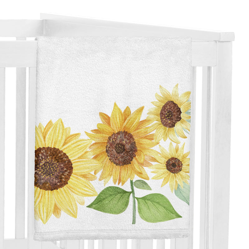 Sunflower Collection Monthly Milestone Baby Blanket