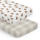 Boho Teddy Bear Collection 2 Pack Crib Sheets