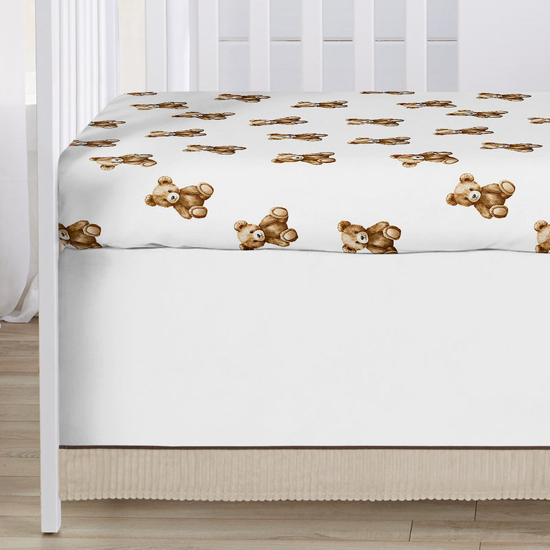 Boho Teddy Bear Collection 4 Piece Crib Bedding