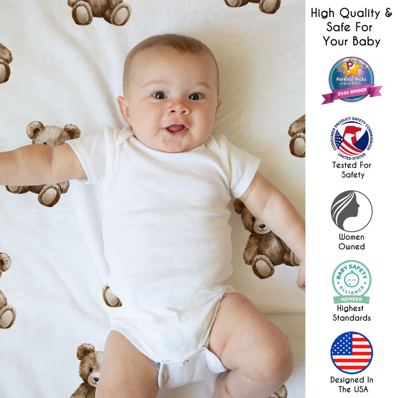 Boho Teddy Bear Collection Playmat