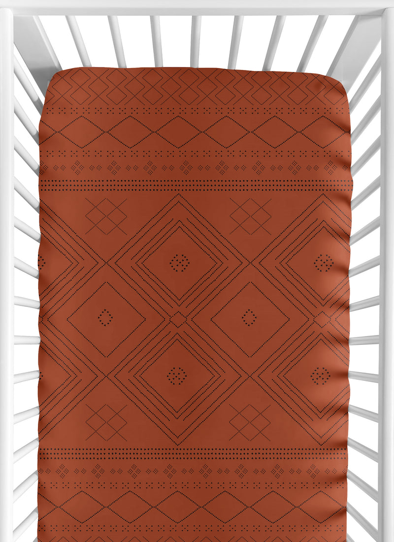 Tribal Boho Dot Collection Crib Sheet