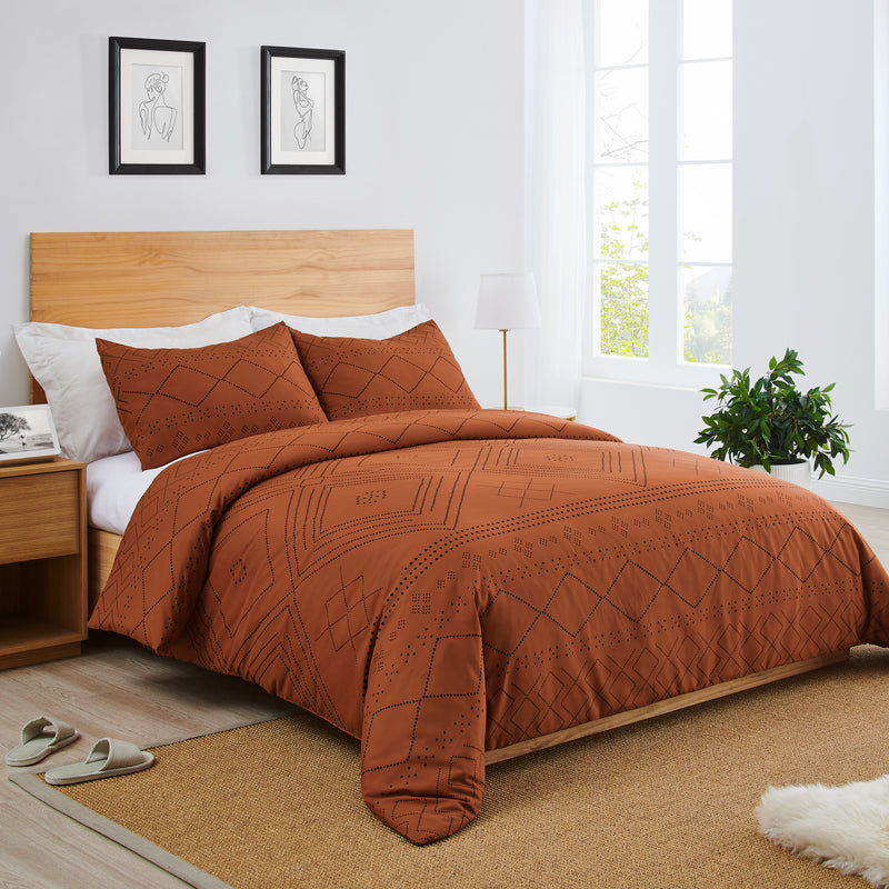 Tribal Boho Dot Collection Full/Queen Bedding