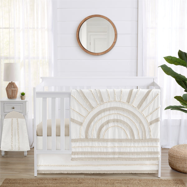 Tufted Sun 4 Piece Crib Bedding
